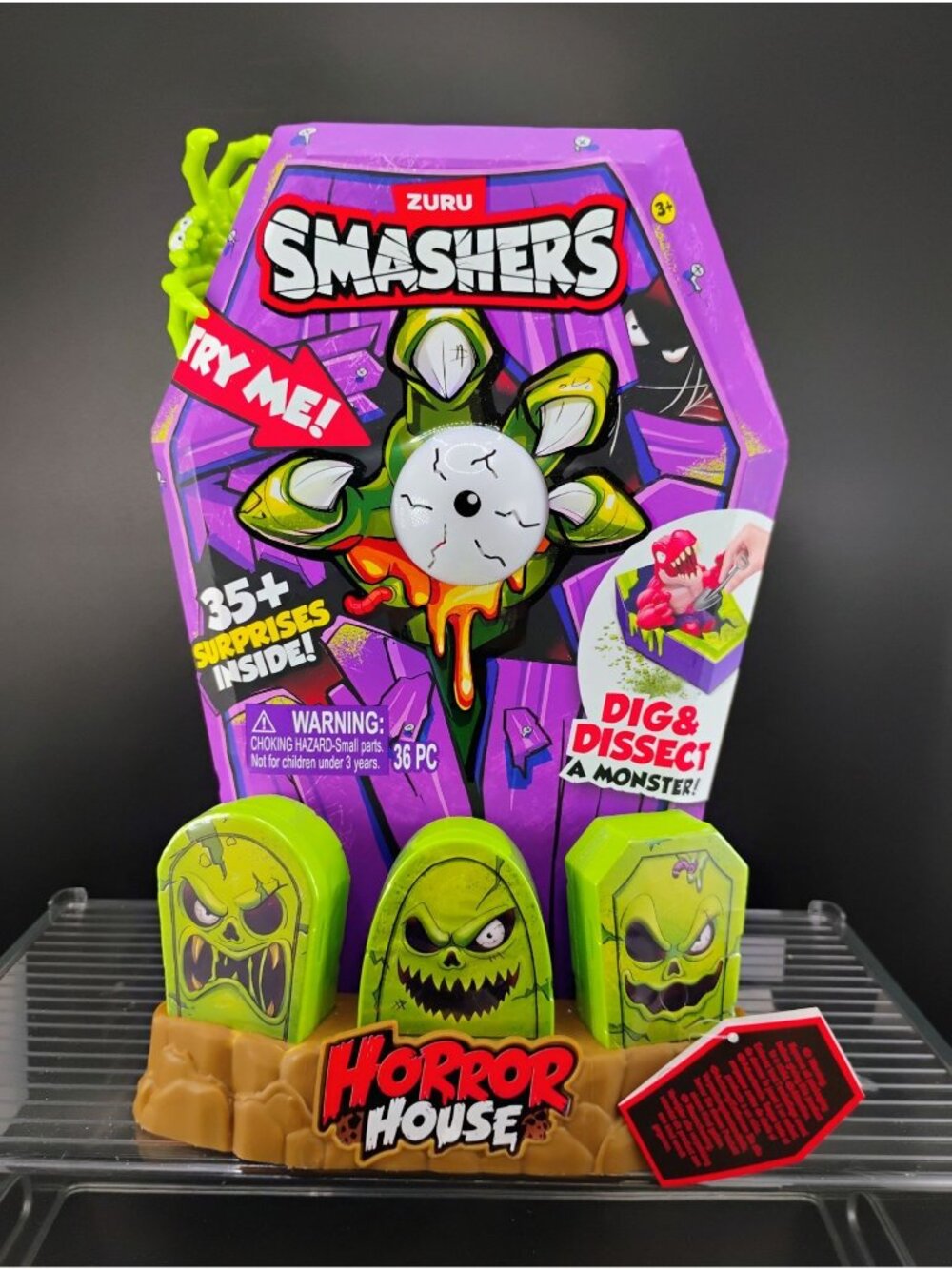 Zuru Smashers Horror House Dig Build Monster Toy Set